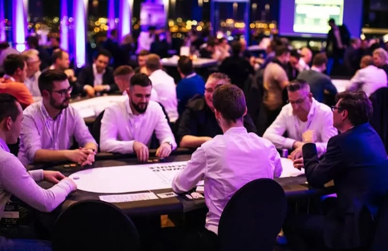 Pokerturnier bei einem Networking Event