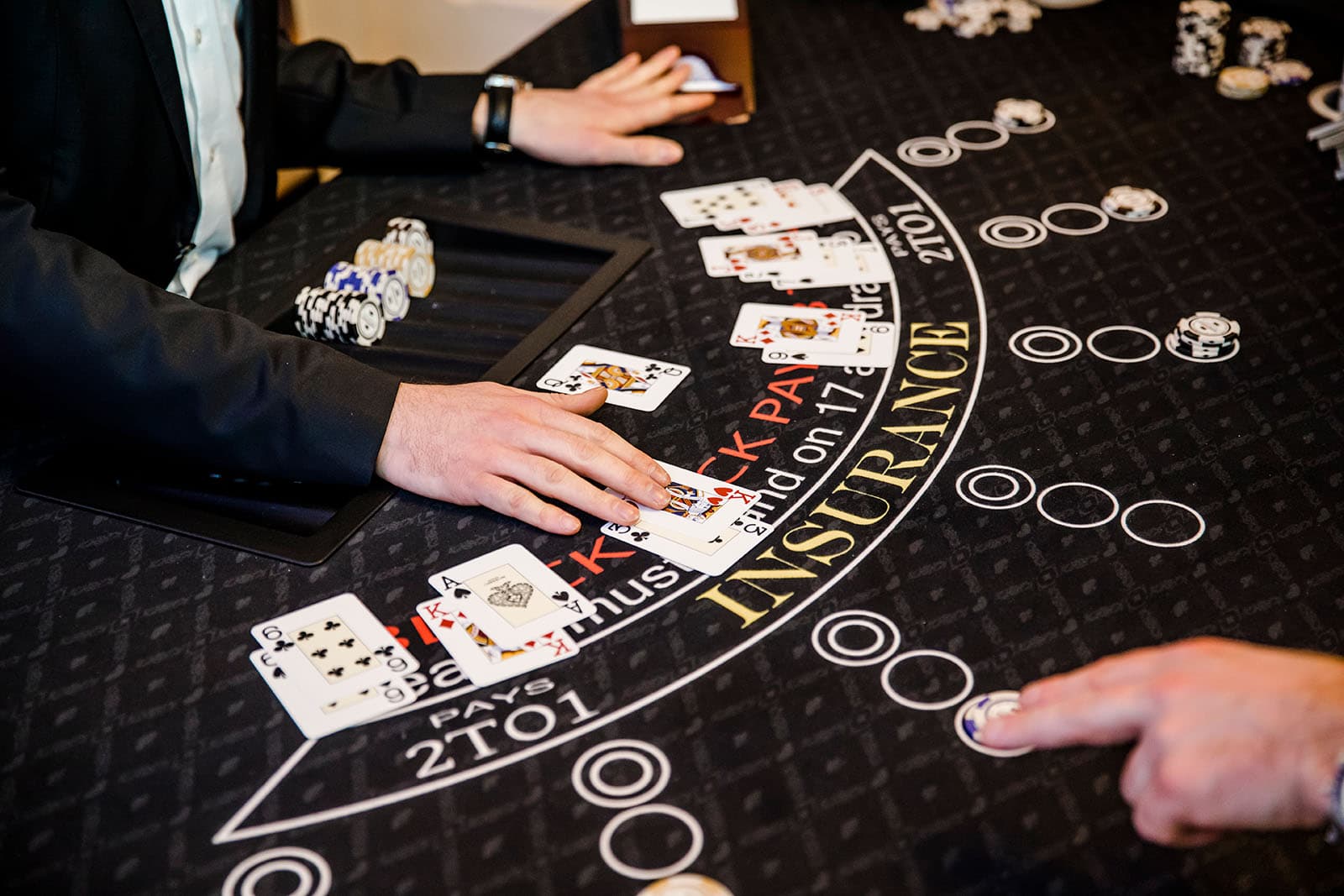 Impression von einem Casino-Event für Jubiläumsfeiern