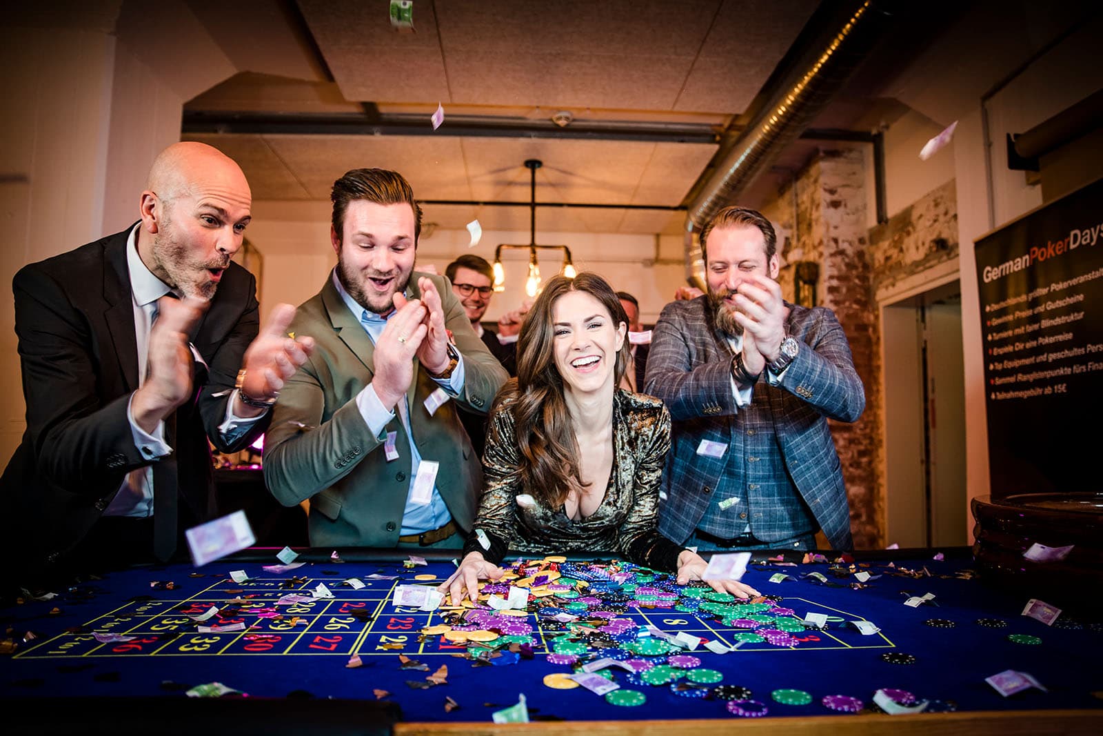 Impression von einem Casino-Event für Silvester